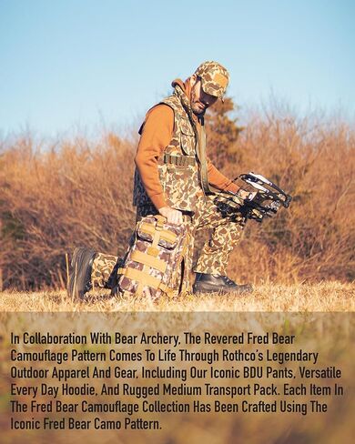 Rothco 22244: X Bear Archery Fred Bear Camo Canvas Shoulder Duffle Bag in Saudi Arabia
