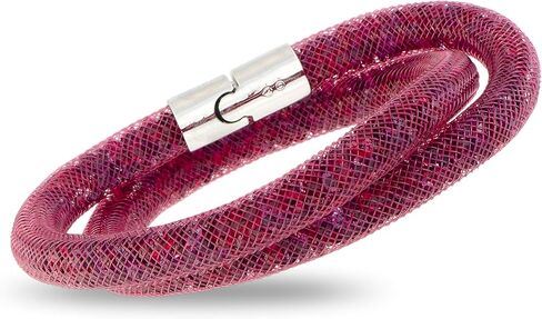 SWAROVSKI Stardust Ruby Ladies Double Bracelet 5139748 in Kuwait