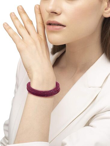 SWAROVSKI Stardust Ruby Ladies Double Bracelet 5139748 in Kuwait