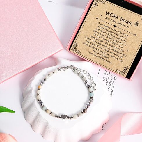 Bracelet Gifts for Daughter In Law Niece Granddaughter Bonus Daughter Work Besties, Christmas Birthday Mother's Day Appreciation Graduation Gifts for Women Girls, Natural Beads Bracelet for Her in Saudi Arabia