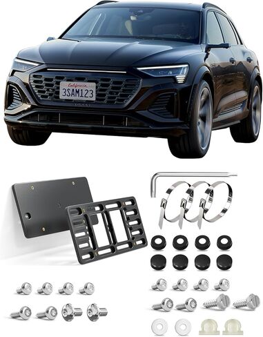 License Plate Rear Bracket for Audi Q5 Q5 Plug-in Hybrid Q5 Sportback SQ5 SQ5 Sportback 2009 2010 2011 2012 2013 2014 2015 2016 2017 2018 2019 2020 2021 2022 2023 2024 Plate Holder Set in Kuwait