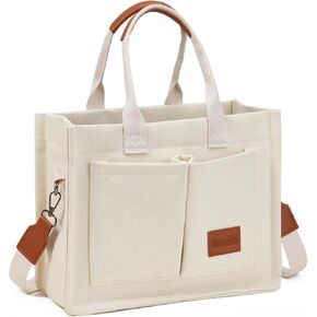 Small Tote Bags for Women Canvas Tote Bag with Zipper Satchel Crossbody Bag Work Travel Shoulder Handbags with Pockets in Saudi Arabia