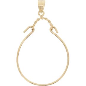 Rope Charm Holder 14k Gold 14mm in Saudi Arabia