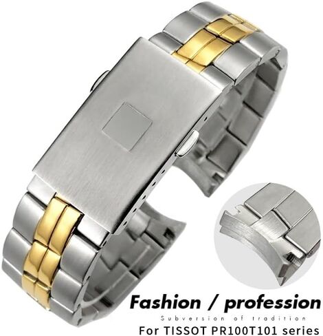 For Tissot PR100 T101.417 T101410 Watchband 20mm Stainless Steel Solid Metal Watch Strap in Saudi Arabia