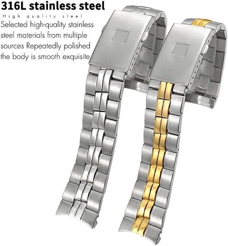 For Tissot PR100 T101.417 T101410 Watchband 20mm Stainless Steel Solid Metal Watch Strap in Saudi Arabia