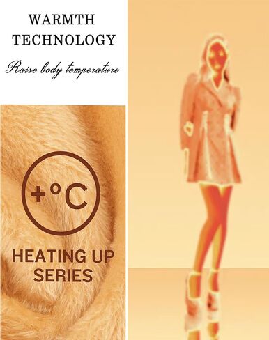 Fleece Lined Tights Women Winter Thermal Leggings Pantyhose Fake Translucent Thick Warm Sheer Tights in Saudi Arabia