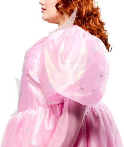 Rubies The Wizard of Oz: Glinda Costume for Adults, Women's in Saudi Arabia