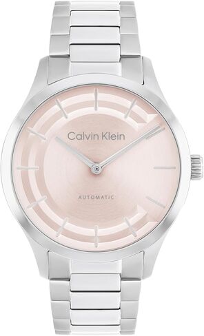 Calvin Klein Women's CK Iconic - 36mm Automatic Watch - Stainless Steel Bracelet - Self-Winding Mechanical Movement - Modern Stylish Timepiece - Gift for Her in Saudi Arabia