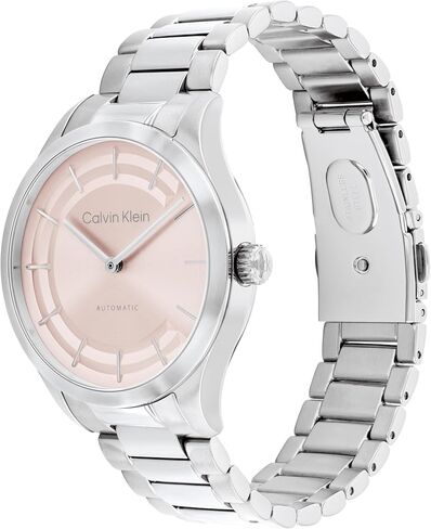 Calvin Klein Women's CK Iconic - 36mm Automatic Watch - Stainless Steel Bracelet - Self-Winding Mechanical Movement - Modern Stylish Timepiece - Gift for Her in Saudi Arabia