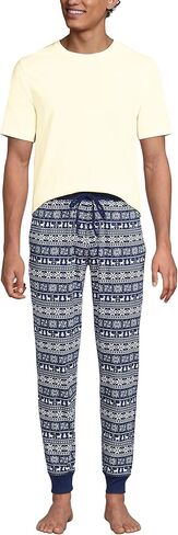 Lands' End Men's Knit Jersey Pajama Sleep Set in Saudi Arabia