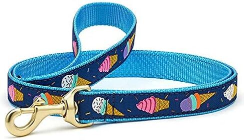 Up Country Ice Cream Pattern (Ice Cream Dog Collar, X-Large (18 to 24 inches) 1 inch Wide Width) in Kuwait