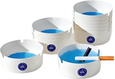25 Pcs Disposable Portable Ashtray Bucket Quick Extinguish Splash-proof, Applicable to for Indoor, Car, Camping, Travel, Outdoor Use in Saudi Arabia