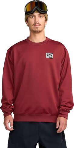 Volcom mens Core Hydro Crew Sweatshirt – Water-repellent Fleece Pullover in Saudi Arabia