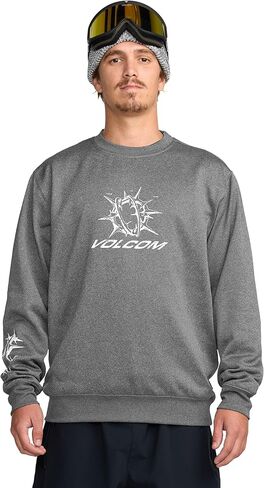 سويت شيرت رجالي من Volcom Core Hydro Crew - بلوفر صوف طارد للماء in Kuwait