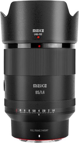 Meike Pro 85mm F1.8 II Auto Focus Medium TeamePeato STM STM محرك إطار كامل الدقة عالية الدقة 8K العدسة المتوافقة مع Nikon Z Mount Cameras Z50ii Z5 Z6 Z6ii Z7ii Z6iii Z9 Z30 in Kuwait
