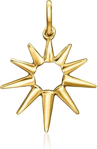 Pure Collection by Ross-Simons Italian 14kt Yellow Gold Sun Charm in Saudi Arabia
