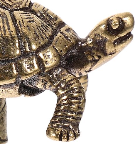 Vintage Brass Turtle Cabinet Knob Artistic Dresser Drawer Pull for Kitchen Bathroom Furniture Solid Brass with Quick Installation Unique Feng Shui Long Life Hardware in Saudi Arabia