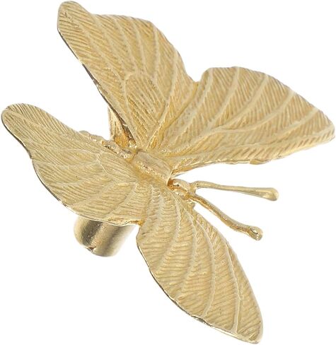 Vintage Brass Butterfly Cabinet Handle for Drawer Pull for Wardrobes and Closets Unique Creative Brass Knob Stylish Interior Decor for S Furniture in Saudi Arabia