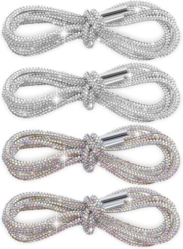 Rhinestone Shoe Laces, Shoelaces for Womens Sneakers Shiny Bling Shoe Laces for Boots Hoodies Sneakers Drawstring Cords Replacement (47.24in/120cm) in Saudi Arabia