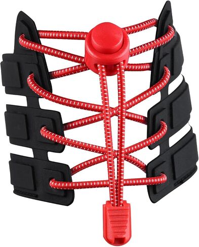 1Pair Tieless Elastic Shoe Laces - Heavy Duty No Tie Shoelaces for Students and Adult with Strong Lock and Speed Shoestrings in Saudi Arabia