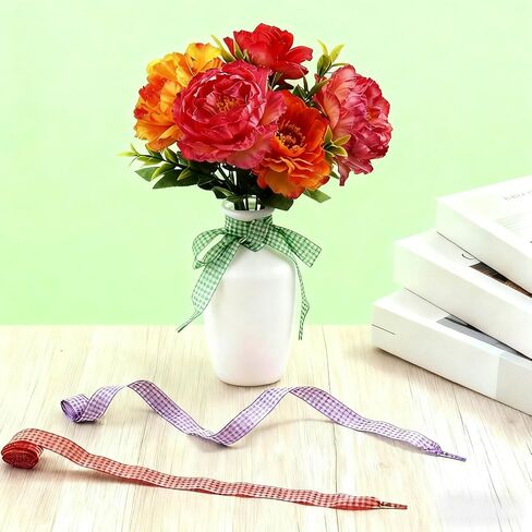 8 أزواج من أربطة الأحذية المصنوعة من القماش القطني للنساء، أربطة أحذية واسعة ملونة من قماش الساتان الناعم للأحذية الرياضية in Kuwait