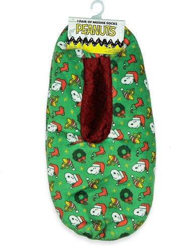 القبعات المنومة الفول السوداني سنوبي النعال الكبار عطلة تحت عنوان عدم الانزلاق جوارب موشي 1 زوج in Kuwait