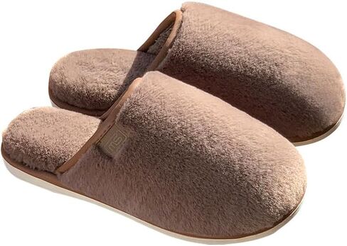 Fuzzy Slippers for Womens Mens Winter Home Bedroom Shoes in Saudi Arabia