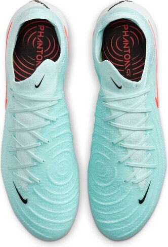 Nike Phantom GX 2 Elite AG Low-Top Soccer Cleats (FJ2554-300, Mint/Off Noir/Atomic Red) in Saudi Arabia