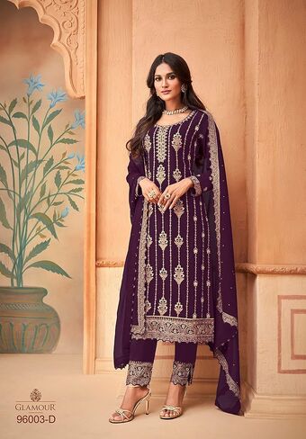 Prija Collection Ready to Wear Indian Pakistani Ethnic Wear Designer Straight Salwar Kameez Pant Suit for Womens in Saudi Arabia