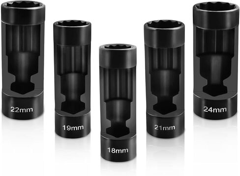 maXpeedingrods 50PCS Shock Absorber Strut Nut Removal Installation Socket Tool Master Special Car Drive Shock Absorber Tool Kit Socket Wrench Set in Kuwait