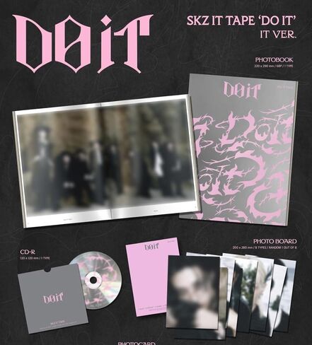 Stray Kids SKZ IT TAPE [DO IT] Album (IT VER.)+P.O.B+Special Bonus (IT ver. Only) in Saudi Arabia