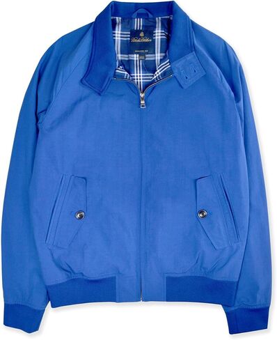 Brooks Brothers Mens Nylon Blend Full Zip Lightweight Racer Jacket Coat, in Saudi Arabia