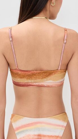 Vitamin A Women's Terra Cut Out Bralette Bikini Top in Saudi Arabia