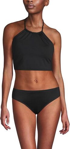 Lands' End Women's High Neck Halter Bikini Top in Saudi Arabia