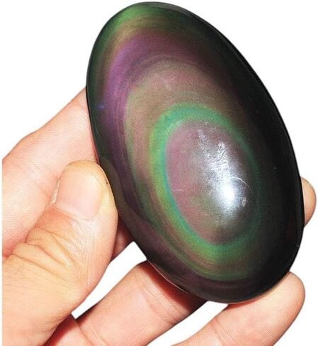 Lapis Lazuli Crystals Gemstone Polished Palm Stone Healing Crystals Thick Natural Reiki Worry Stone Energy Balancing Anxiety Stress Relief Meditation 1 Pc in Saudi Arabia