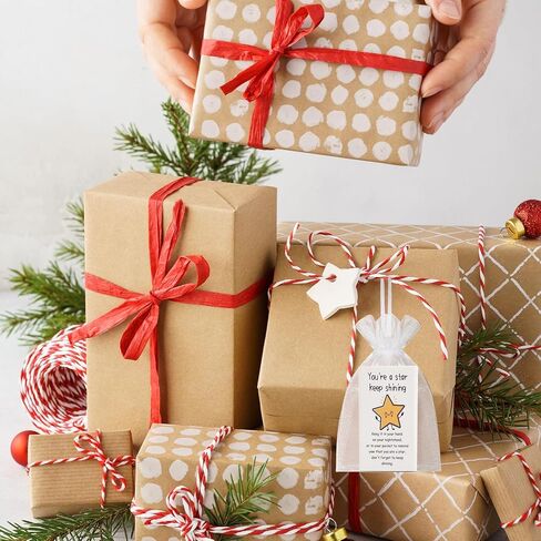 24 Sets Pocket Hug Tokens Bulk Star Natural Stones with Message Boxes, Mini Pocket Hugs for Coworkers Friends Teachers Nurses Employees, Positive Thank You Items for Support and Care in Saudi Arabia