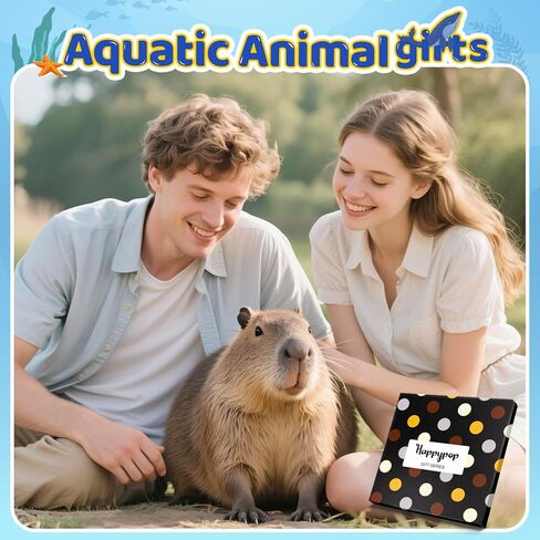 هدايا HAPPYPOP Capybara للرجال والنساء - جوارب كابيبارا المضحكة، هدايا حيوانات لتخزين الهدايا للمراهقين in Kuwait