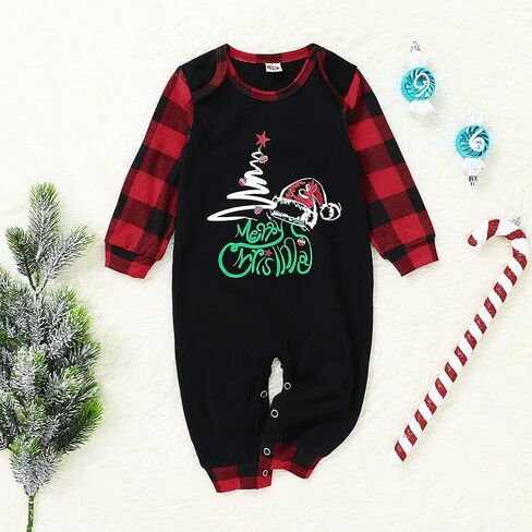Curipeer Family Matching Christmas Men Pajamas Set Boys Girls Soft Sleepwear Kids Fall Winter in Kuwait