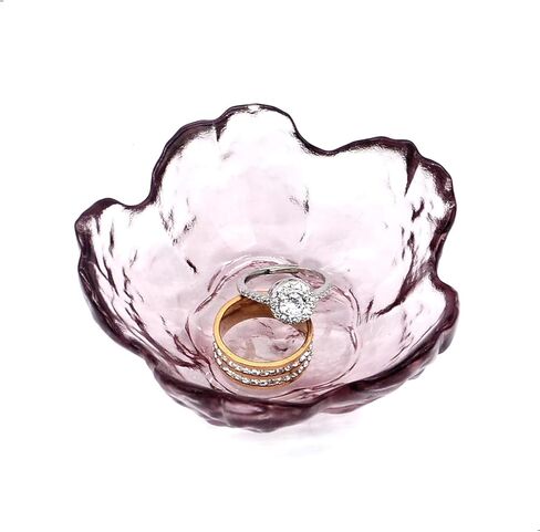 Flower Jewelry Tray, Deccorative Ring Dish Coquette Room Decor Aesthetic Small Trinket Tray Jewelry Organizer in Saudi Arabia