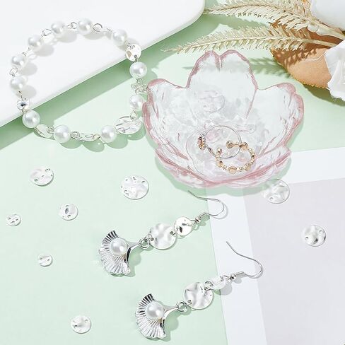 Flower Jewelry Tray, Deccorative Ring Dish Coquette Room Decor Aesthetic Small Trinket Tray Jewelry Organizer in Saudi Arabia