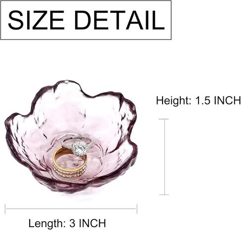 Flower Jewelry Tray, Deccorative Ring Dish Coquette Room Decor Aesthetic Small Trinket Tray Jewelry Organizer in Saudi Arabia