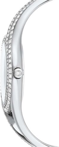 Swarovski Hyperbola Bangle Watch, Swiss Made, Metal Bracelet, Silver Tone, Stainless Steel in Saudi Arabia