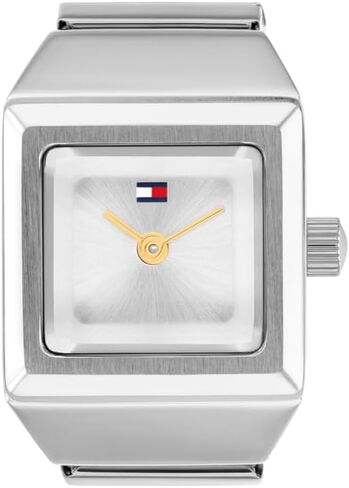 Tommy Hilfiger Women's 2-Hand Quartz Ring Watch – Jewelry-Inspired Design with Stretch Band, Fits Multiple Sizes -Gift for Her 15mm in Kuwait