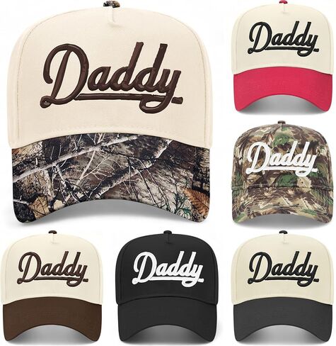 قبعة بابا | اختر قبعات سائقي الشاحنات الكلاسيكية الفاخرة القابلة للتعديل من Snapback للرجال والآباء والآباء in Kuwait