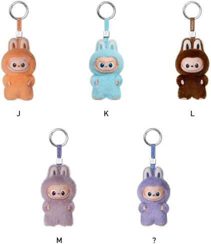 POP MART THE MONSTER PIN FOR LOVE Series قلادة قطيفة (A-M) Popmart Mini Labubu Love Mini Love Keychain in Kuwait