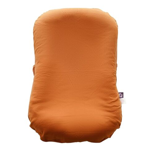 Organic Infant Lounger, Baby Nest for Baby Girls & Boys, Newborn Essentials for Baby 0-12 Months, 100% Cotton, Portable Travel Bed (Golden Brown) in Kuwait