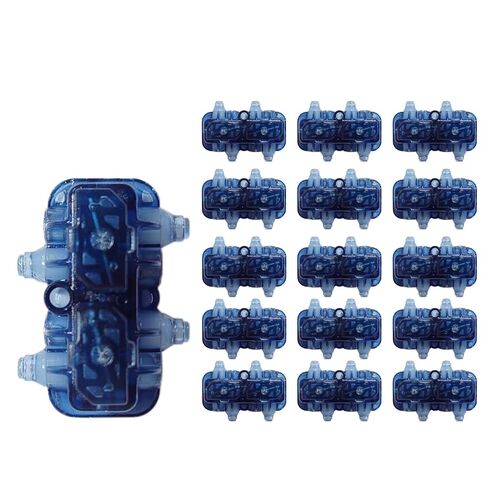 15 Pcs 15A Waterproof Electrical Connectors - Quick Splicing Wire Tools for Outdoor Wiring Gel-Filled and Insulated for Durable Power Connections, Ideal for DIY and Professionals in Saudi Arabia