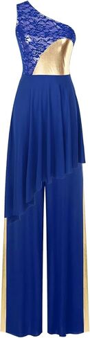 Womens Choir Robe Church Modern Dancewear One Shoulder Worship Liturgical Praise Dance in Saudi Arabia