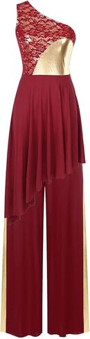 Womens Choir Robe Church Modern Dancewear One Shoulder Worship Liturgical Praise Dance in Saudi Arabia