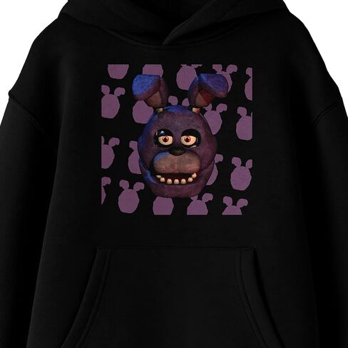 Bioworld Five Nights At Freddy's Bonnie Head Long Sleeve Youth Black Hooded Sweatshirt in Saudi Arabia